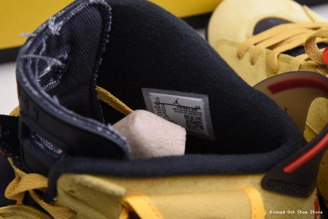 Kick Theory X SCOTT TRAVIS CN1084-300 YELLOW JORDAN 6 AIR 0630